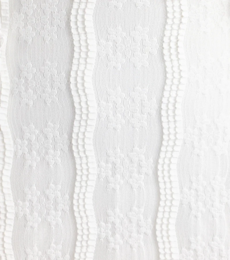 Flirty Girlie Lace-Up A-Line Mini Dress