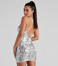 Stunning Sequins Dress