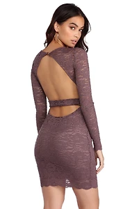 Lacy Moments Bodycon