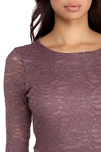 Lacy Moments Bodycon
