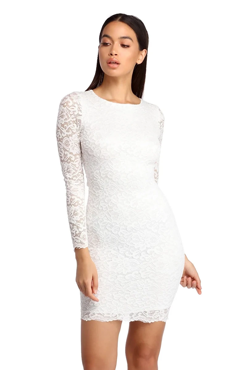Lacy Moments Bodycon