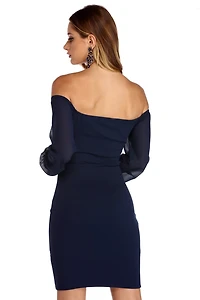 Shook Chiffon Dress