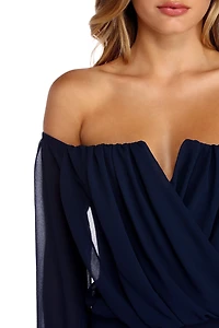 Shook Chiffon Dress