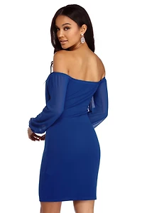Shook Chiffon Dress