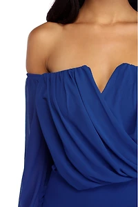 Shook Chiffon Dress