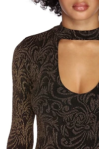 Extravagant Glitter Mini Dress