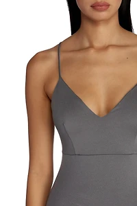 Star Gazing Glitter Mini Dress