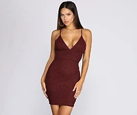 Gleam And Glam Mini Dress
