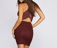 Gleam And Glam Mini Dress
