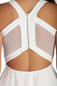 Layer It Mesh Skater Dress
