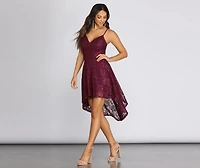 Glimmer And Shimmer Lace Skater Dress