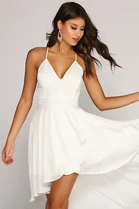 Send Me An Angel High Low Dress
