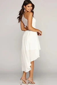 Send Me An Angel High Low Dress