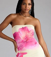 Gorgeous Vibe Floral Bodycon Mini Dress