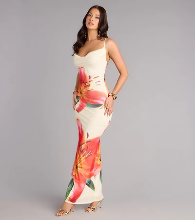 Vacation Booked Floral Maxi Dress