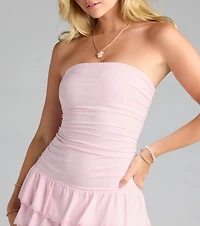 More To Come Tube Skater Dress