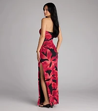 Own The Moment Tube Floral Maxi Dress