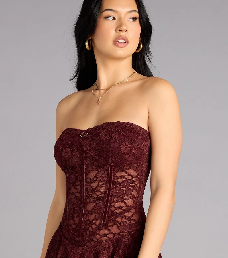 Love Spell Lace Skater Dress