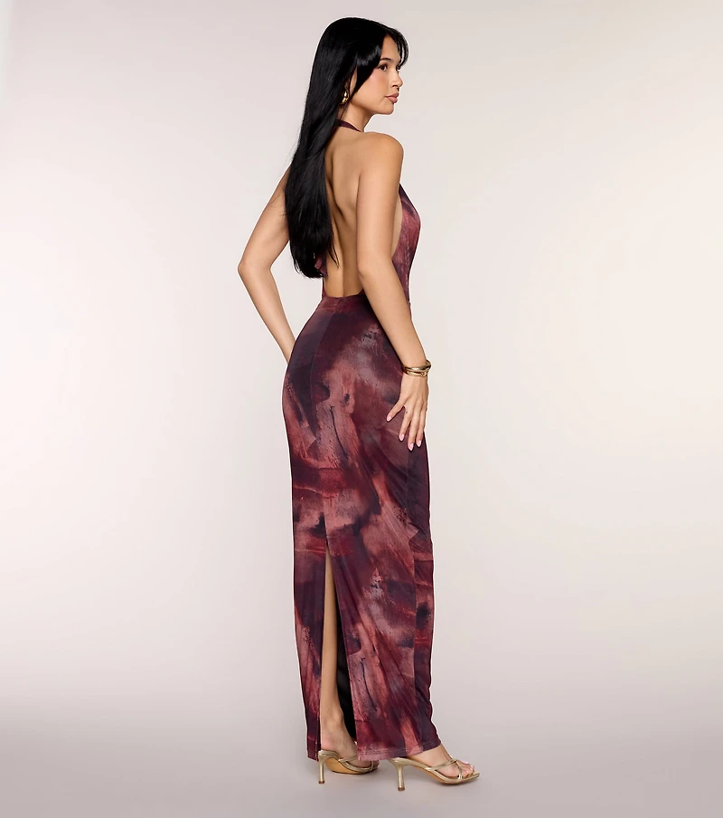 Worth The Wait Chain Detail Maxi Dress