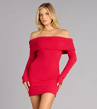 Cozy And Captivating Bodycon Mini Dress