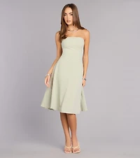 Sunny Day Cutie Gingham Midi Dress