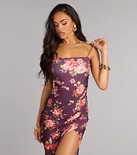 Quietly Captivating Floral Midi Dress