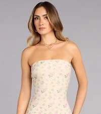 Spring Muse Floral Midi Dress