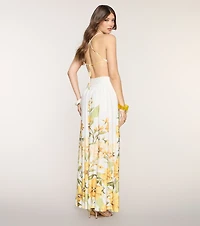 Getaway Ready Floral Print Maxi Dress