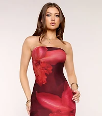 Center Of Attention Floral Maxi Dress