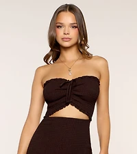 Brown Sugar Breeze Cutout Maxi Dress
