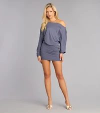All Yours Off-Shoulder Mini Dress