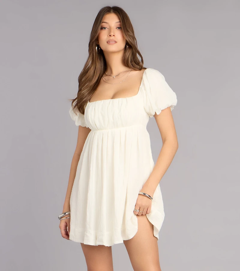 Daydream Darling Babydoll Mini Dress