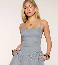 Polished But Fun Skater Mini Dress