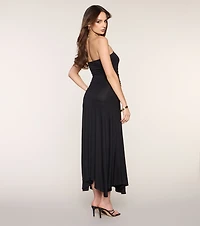 Late Dinner Plans Tube Maxi Dress