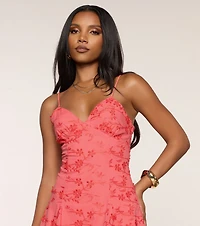 Sweet Talks Embroidered Skater Dress