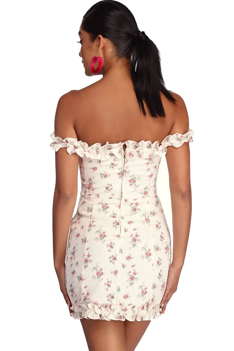 Smocked Spring Florals Dress