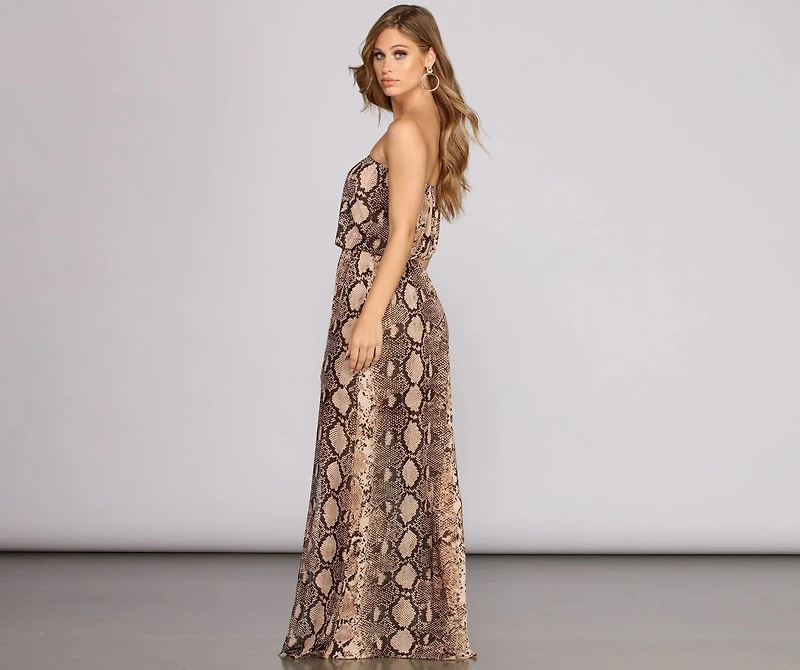 Once Bitten Mesh Maxi Dress