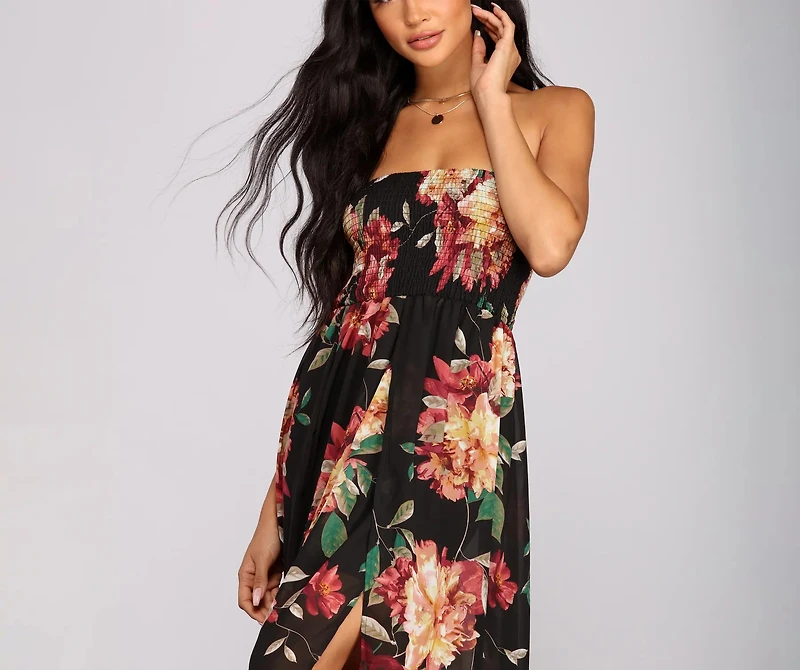 Flowy Floral Maxi Dress