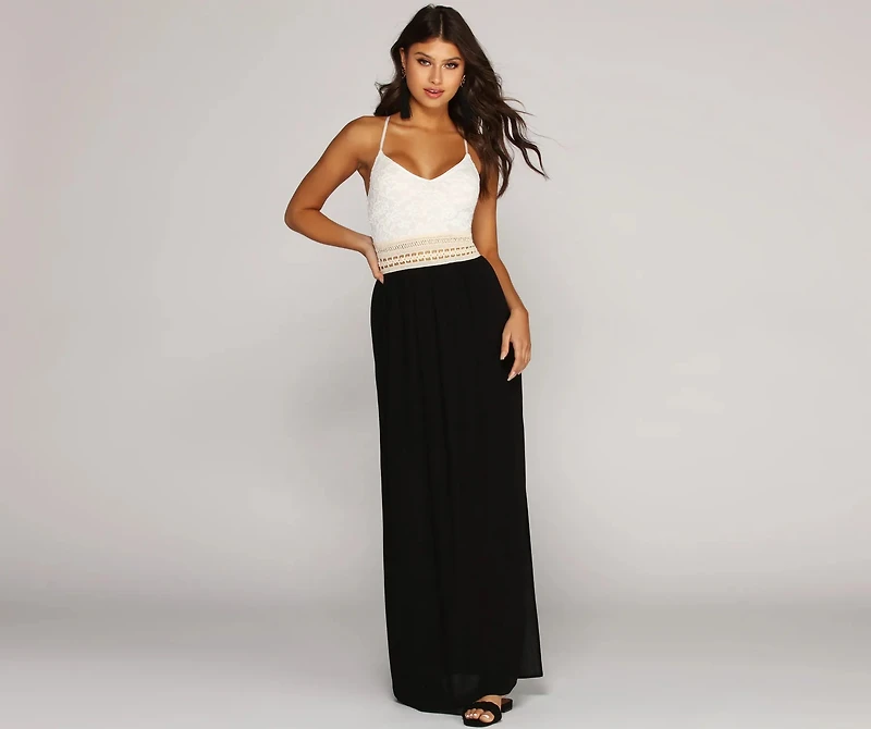 Crochet Cutie Maxi Dress