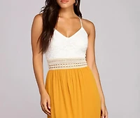 Crochet Cutie Maxi Dress