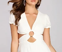 Made The Cutout Gauze Dress