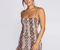 Wild Child Bodycon Mini Dress