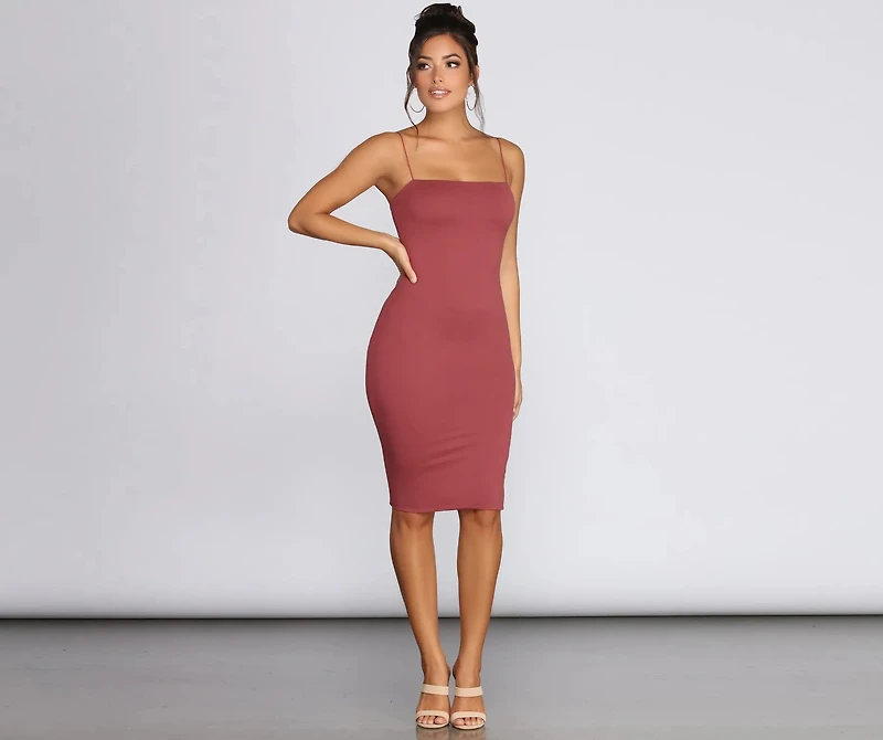 Simple And Stunning Midi Dress