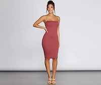 Simple And Stunning Midi Dress