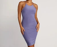 Essential Sleek Midi Dress
