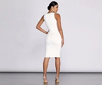 Over You Sleeveless Midi Dress
