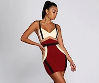 Modernist Mini Crepe Tank Dress