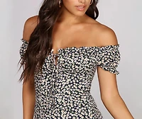 Get Sprung On Florals Mini Dress