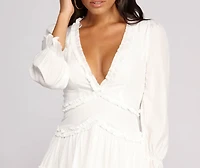 Lovely Little Linen Skater Dress