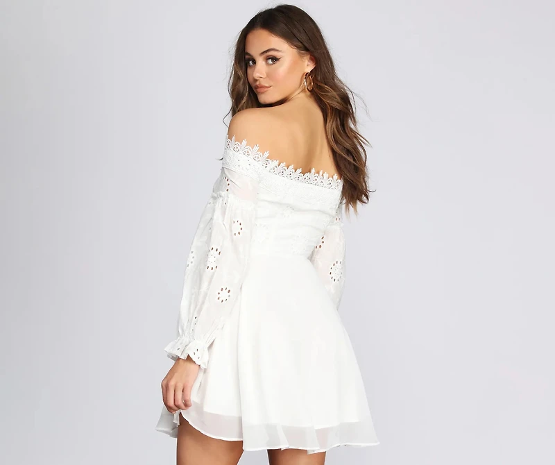 Linen Beauty Mini Dress